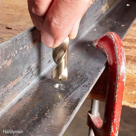 how to drill hole in sheet metal|drilling through sheet metal.